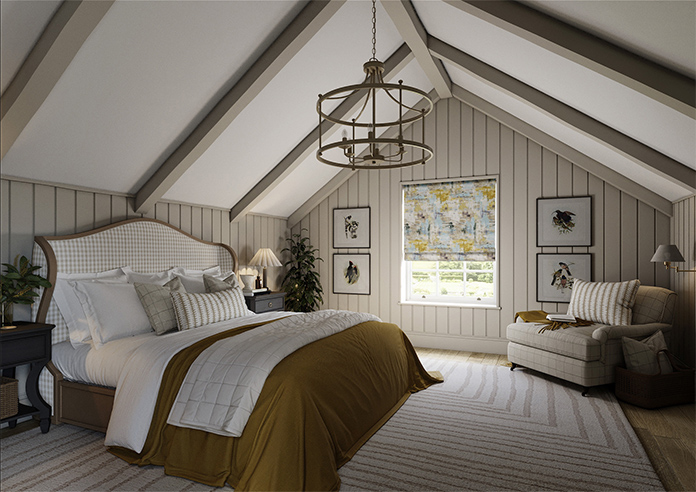 Abstract, Powder - Roman Blind - Image 7